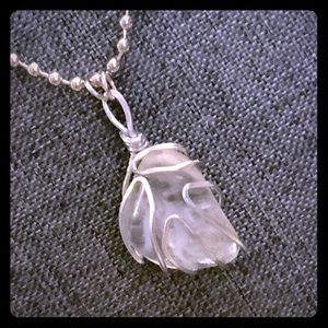 Crystal Charm Pendant Gemstone Wire Wrap Design